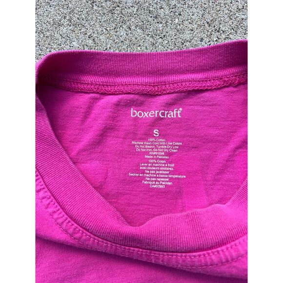 Boxercraft Shirt Women Size Small Navy Pier Chicago Long Sleeve Baseball Blouse - Picture 3 of 5